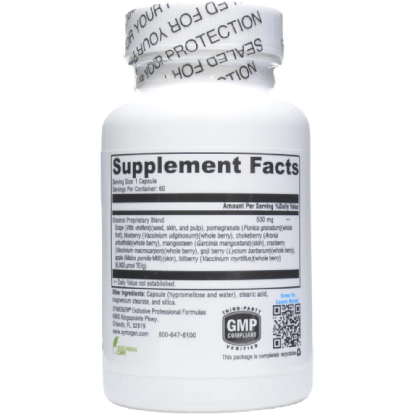 XYMOGEN Oraxinol 60 Capsules