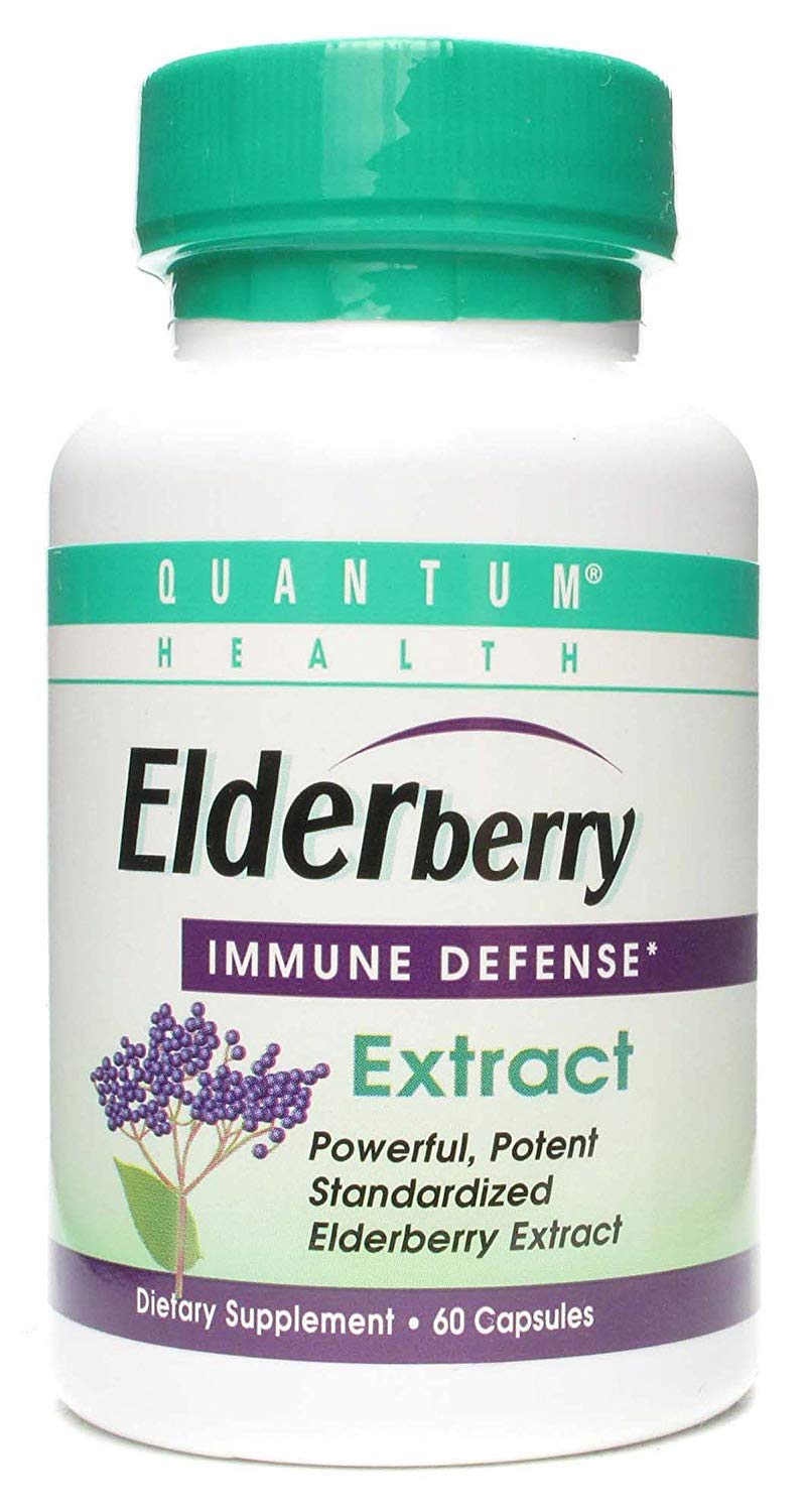 Quantum Elderberry Extract 1200mg Capsule 1 Count