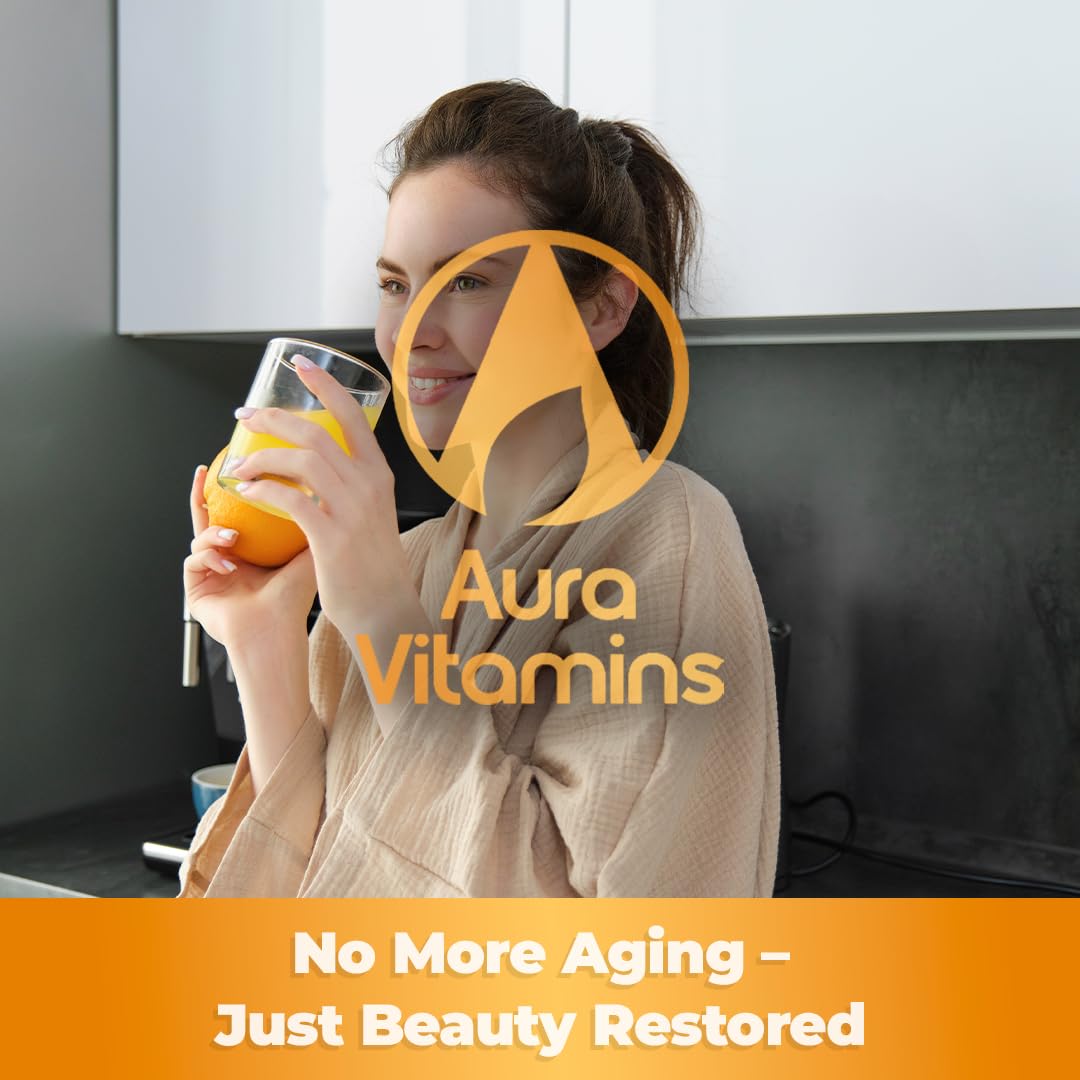 AURA VITAMINS Hydrolyzed Collagen Powder Supplement, 6.8 oz
