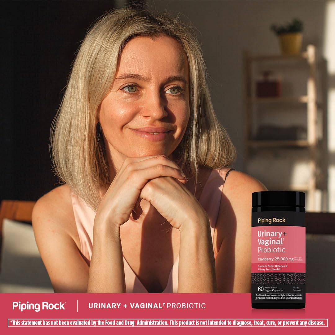 Piping Rock Urinary and Vaginal Probiotic for Women 60 Capsules