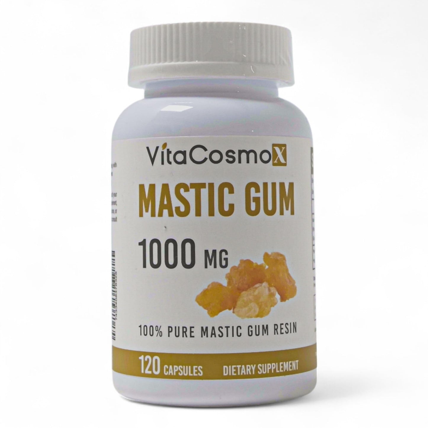 VitaCosmoX Mastic Gum Capsule, 1000 mg per Serving, 120 Capsules