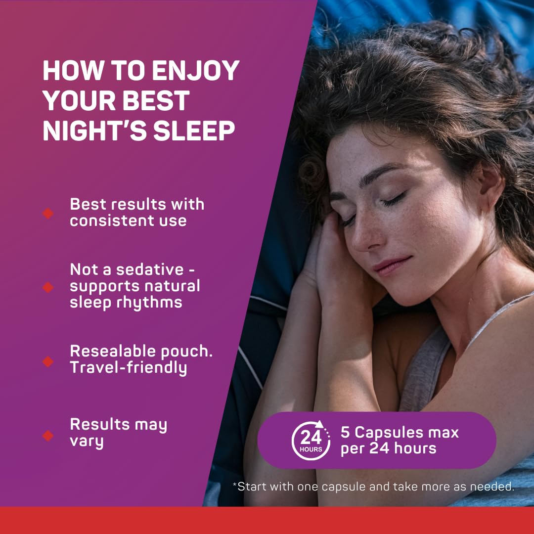 VitaDreamz Melatonin-Free Sleep Capsules, 30 Count