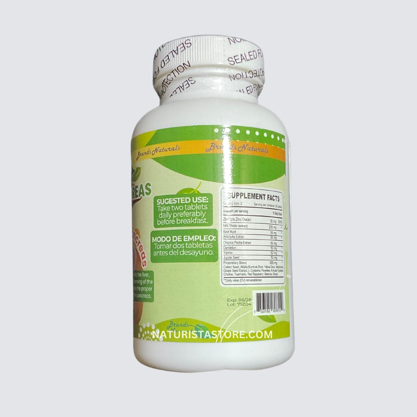 Generic Kidney Liver & Pancreas (Higado Pancreas Y Rinones) 60 Tablets