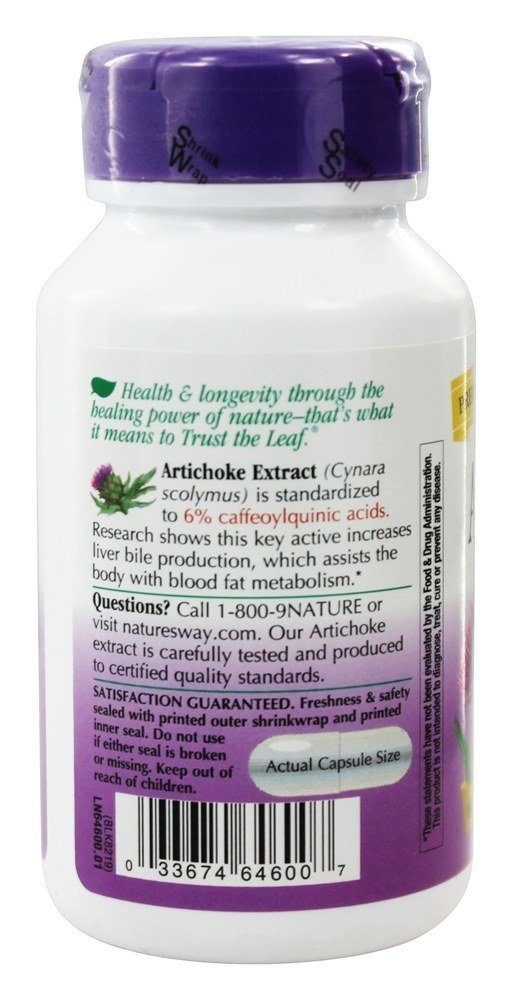 Nature's Way Artichoke Std Tablet 1 Count