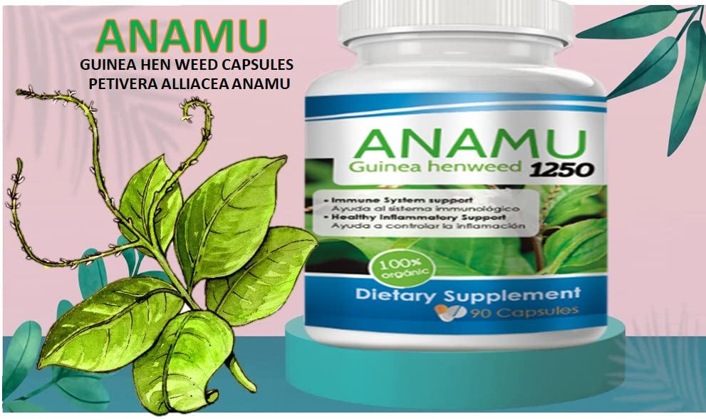 VITAMISAN Anamu 1250 mg Organically Grown 180 Capsules