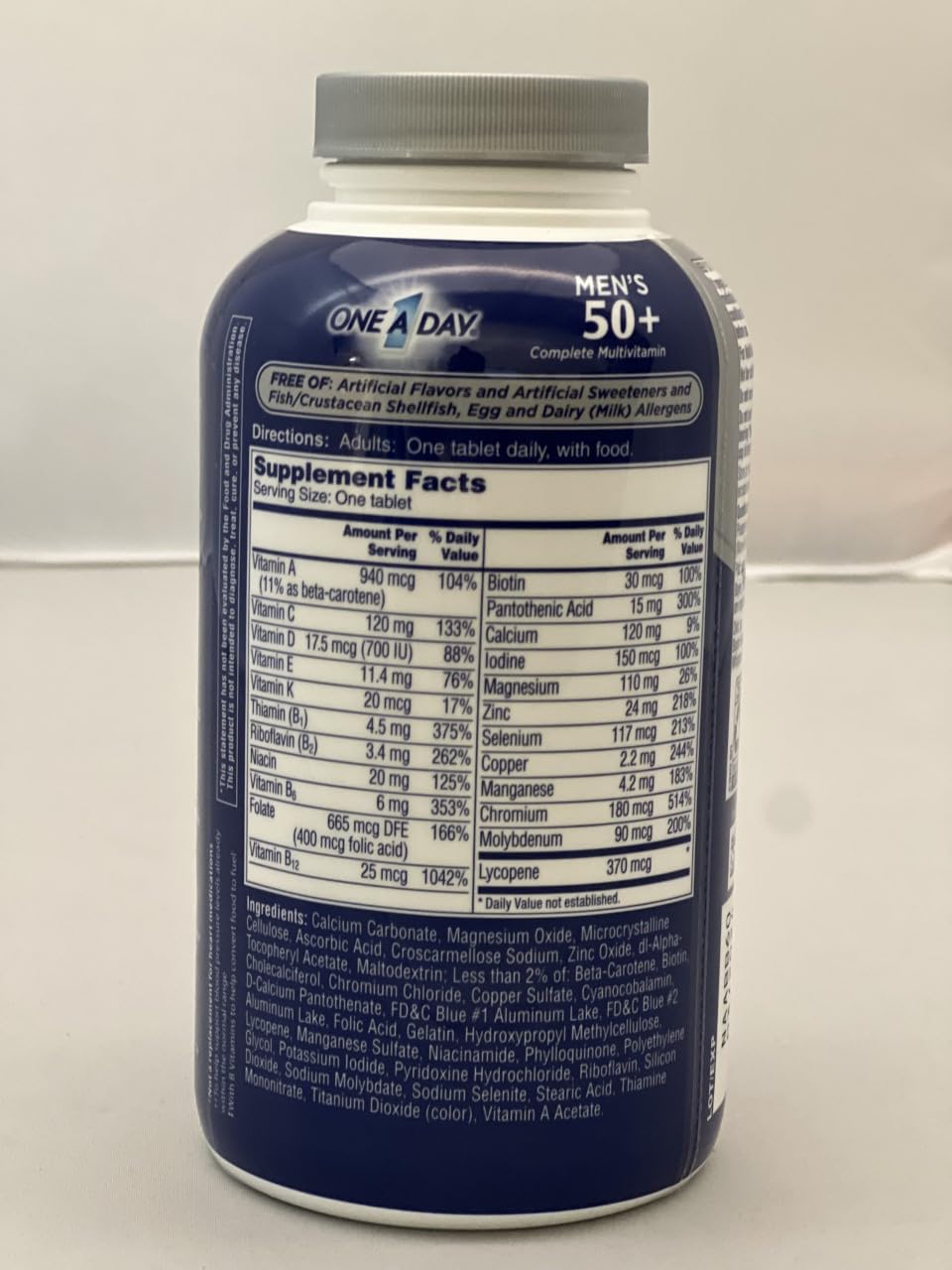 ONE A DAY Men's 50 Plus Advantage Multi-Vitamins Tablet 300