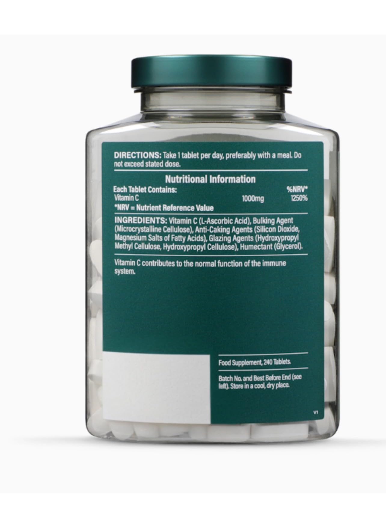 Generic Vitamin C 1000mg Tablet 1 Count