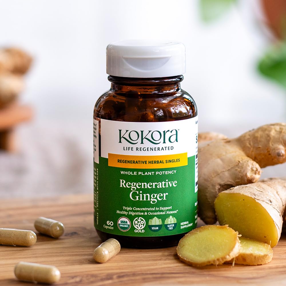 kokora Regenerative Ginger Capsules 60 Count