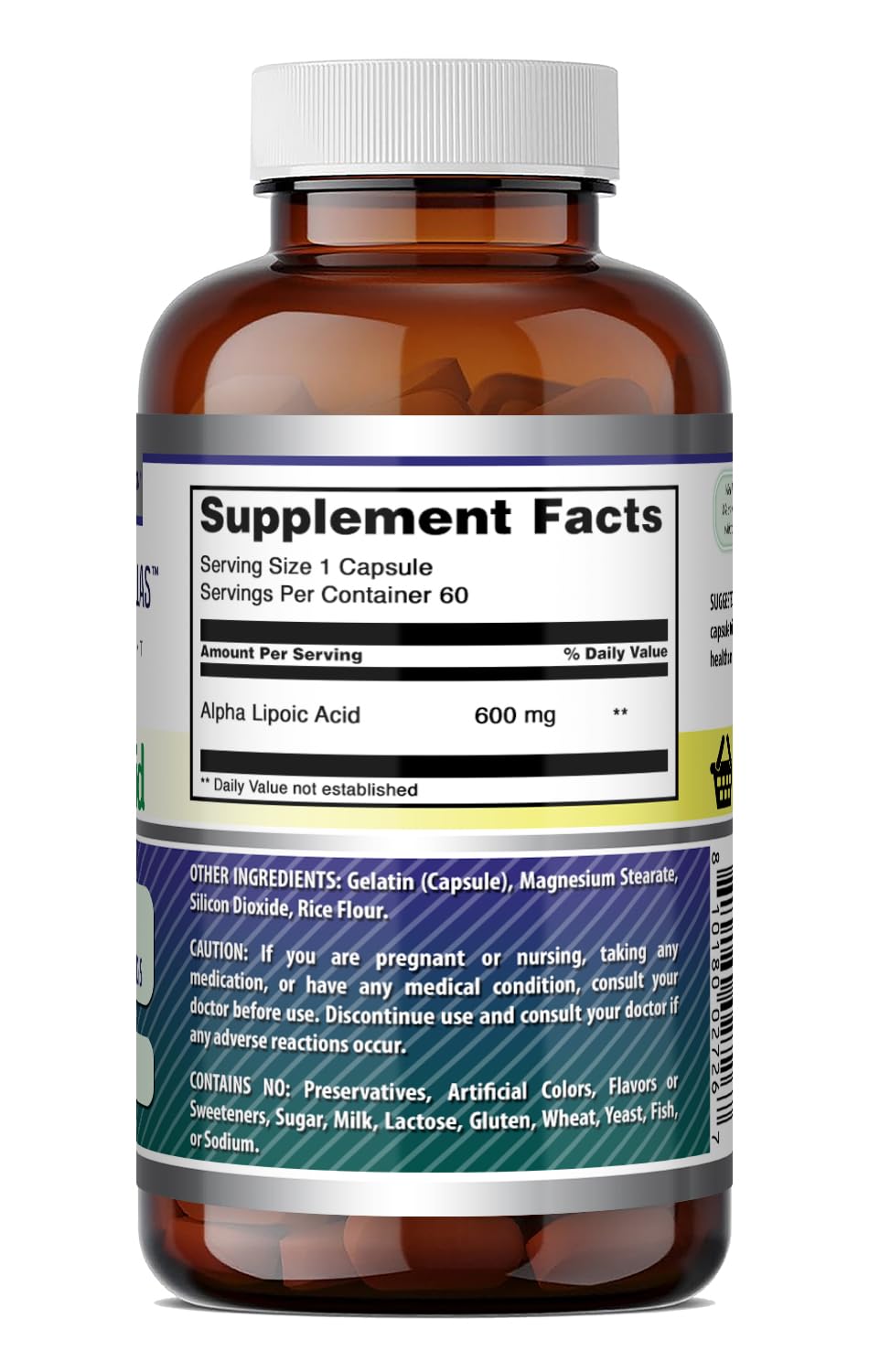Amazing Nutrition Alpha Lipoic Acid Capsules 60 Capsules