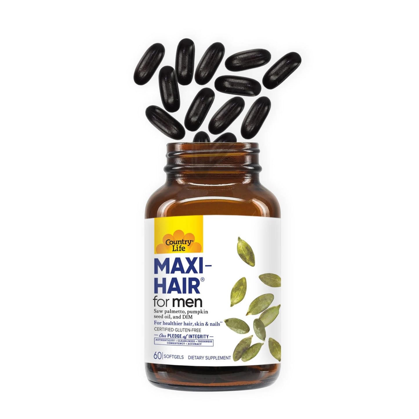 Country Life Maxi-Hair for Men 60 Softgels