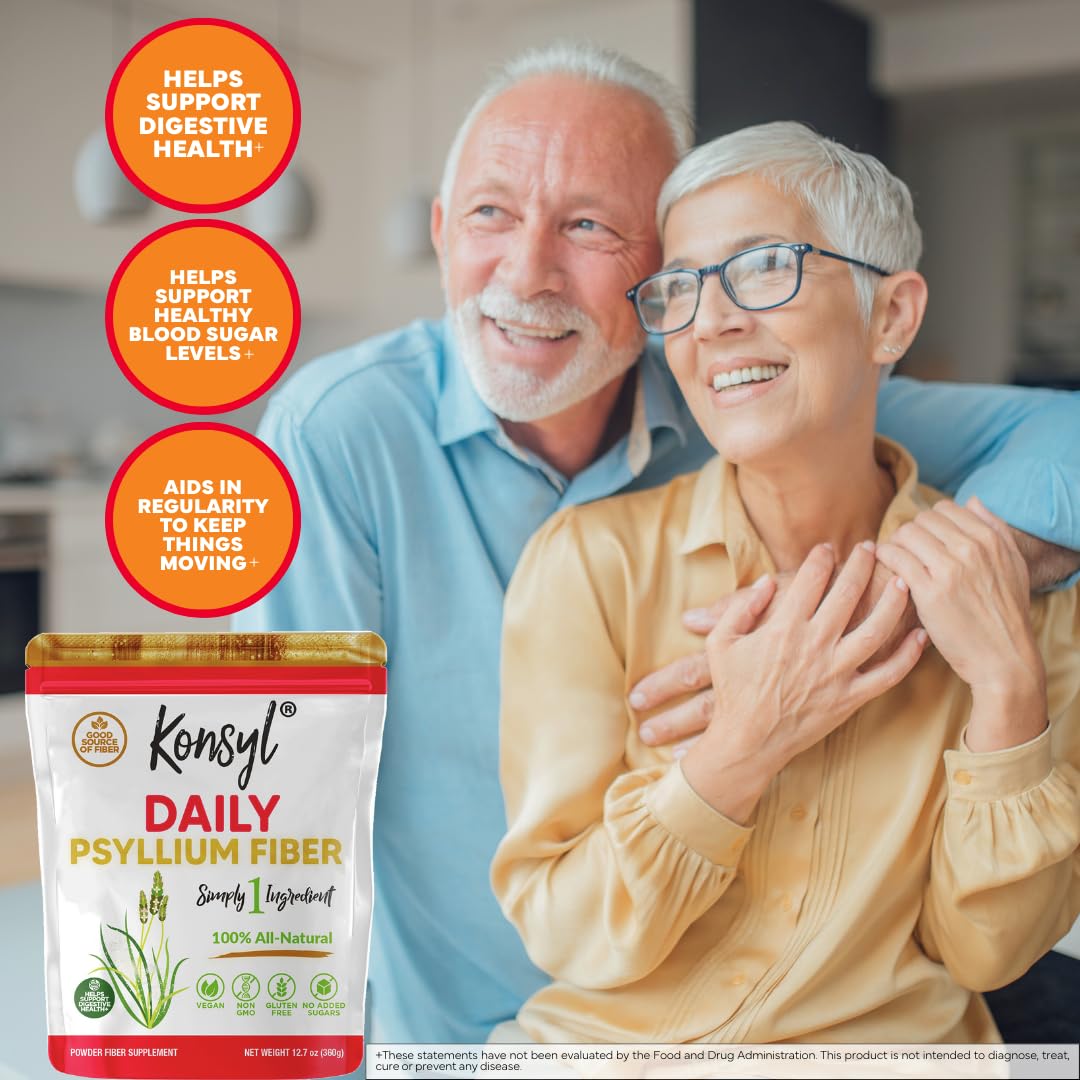 Konsyl Daily Psyllium Fiber Powder 12.7 oz
