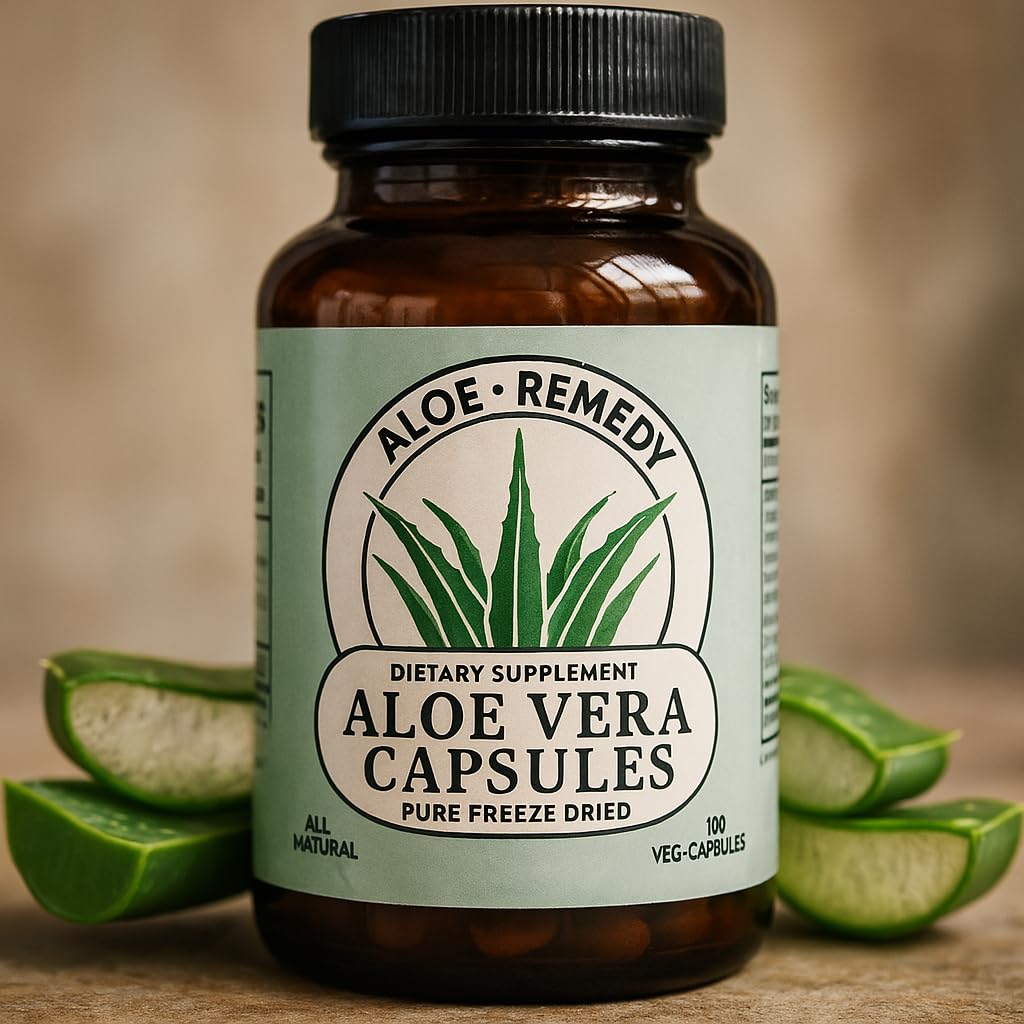 Aloe Remedy Aloe Vera Capsules 180 Capsules