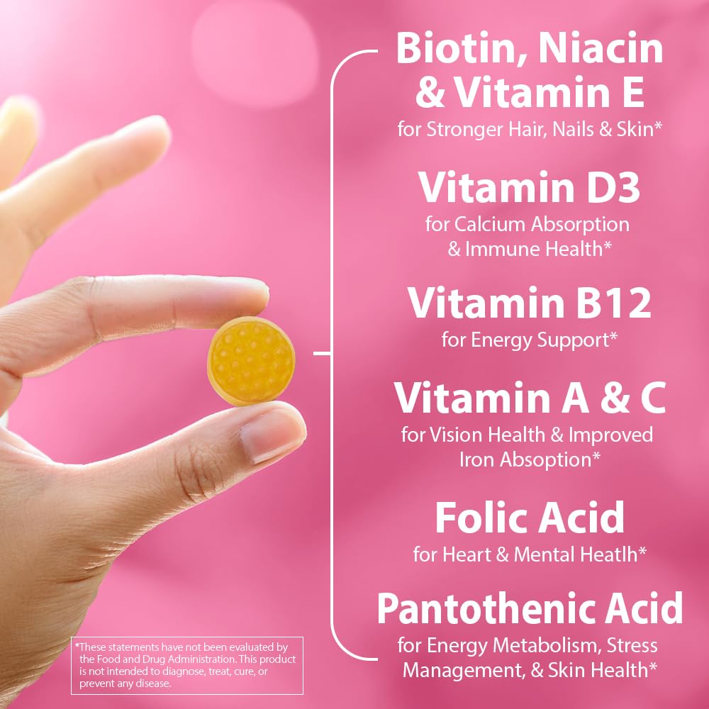 NutraA2Z Women Multivitamin Gummies, 60 Count