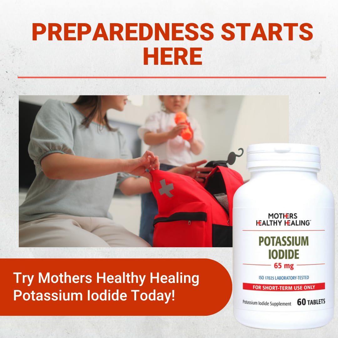 Mothers Healthy Healing Potassium Iodide Tablet Supplement 60 Tablets