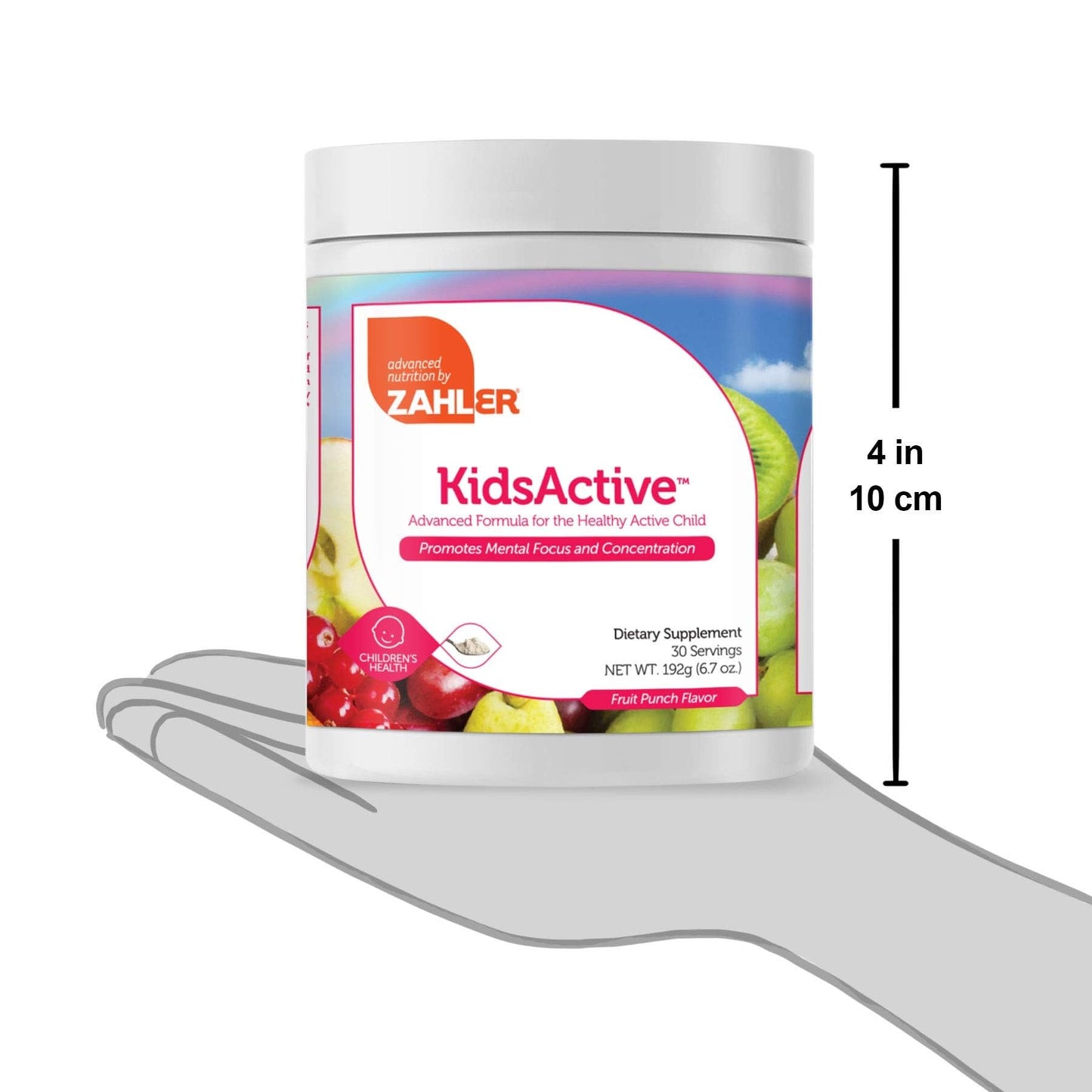 Zahler KidsActive Concentration Formula Powder 192