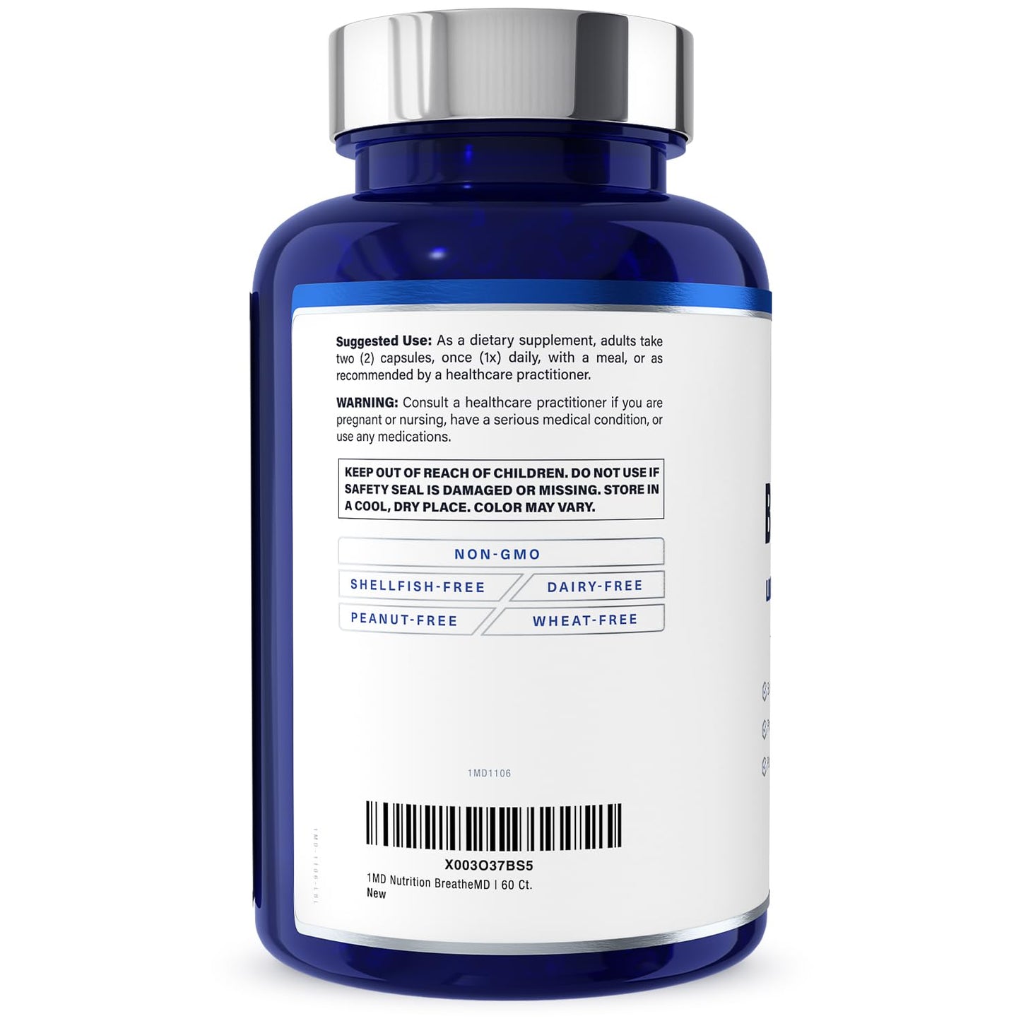 1MD Nutrition BreatheMD Capsules 60 Count