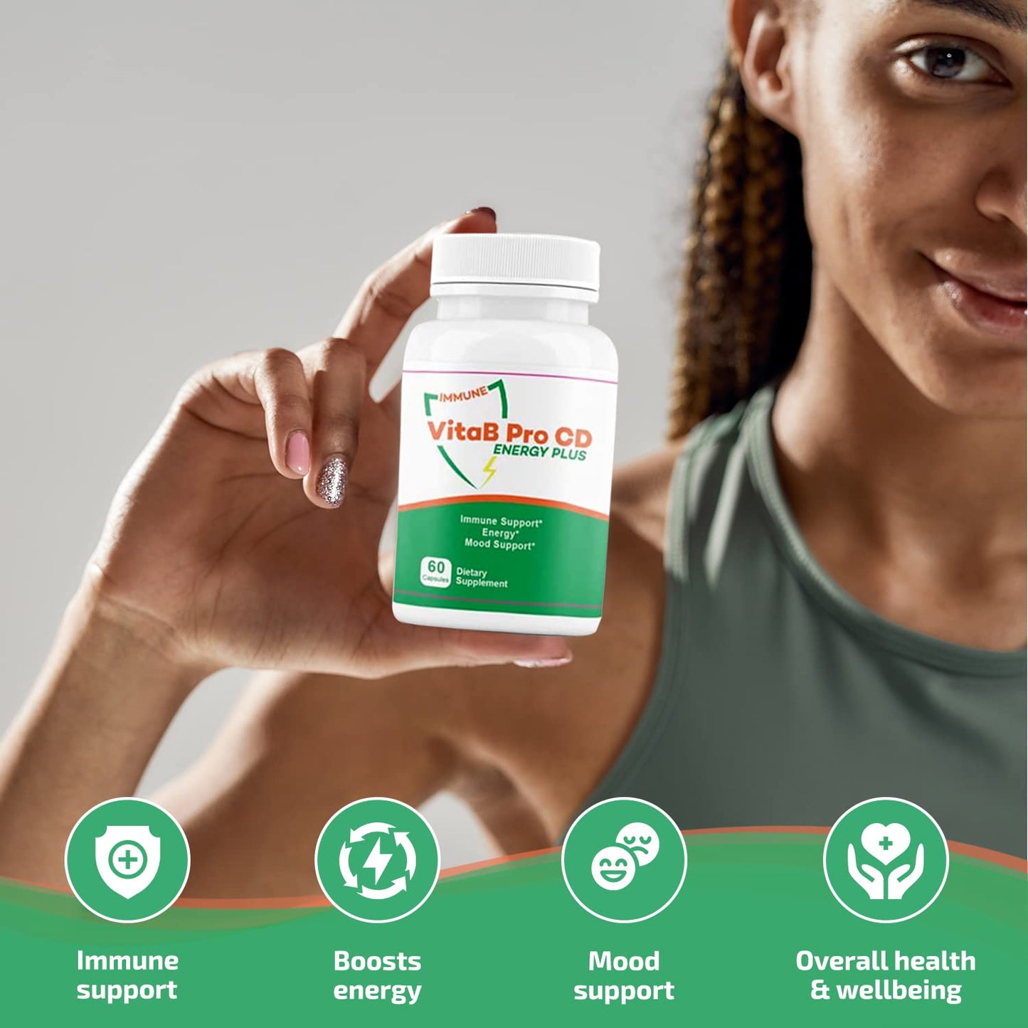 Generic VitaB Pro CD Energy Plus, 60 Capsules