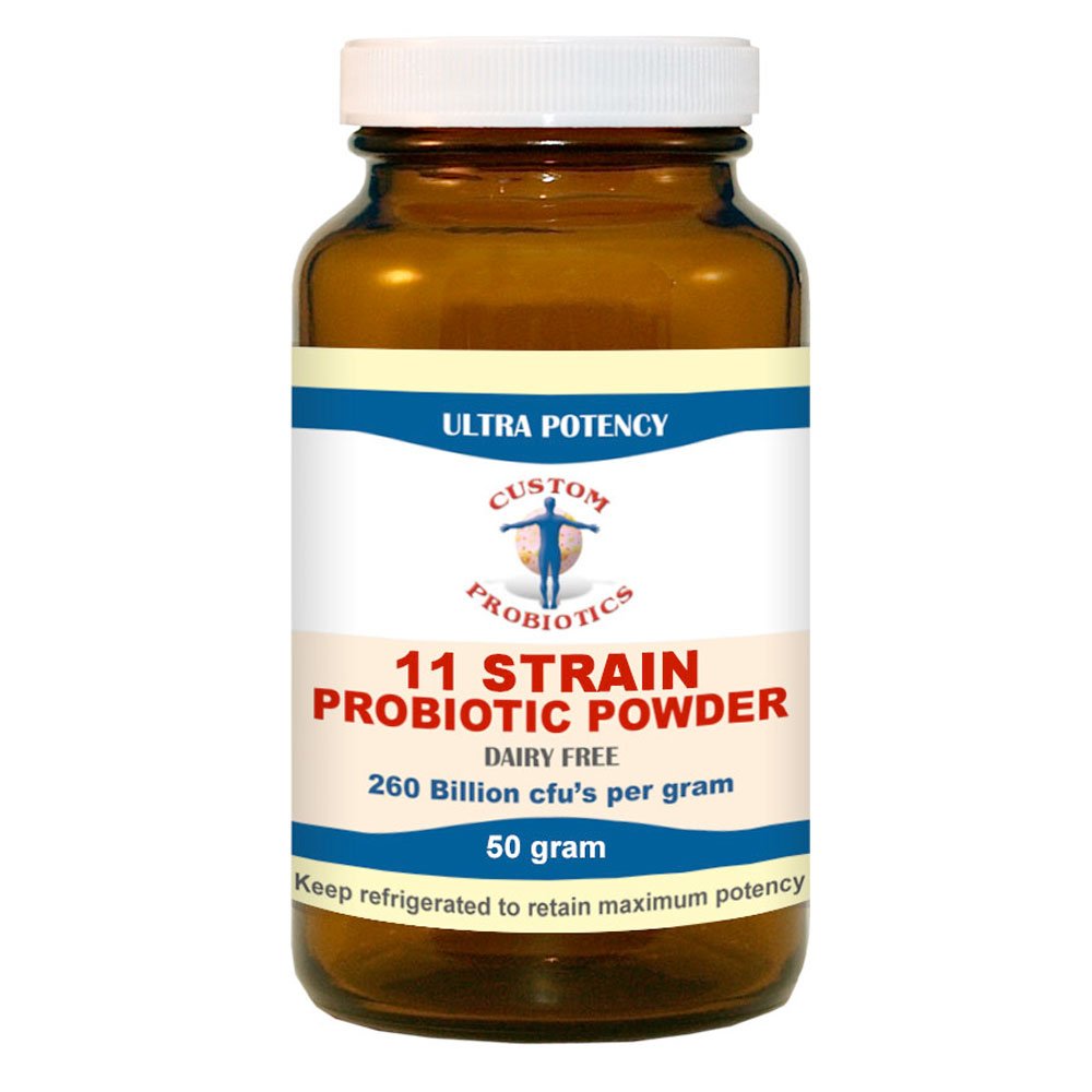 Custom Probiotics 11 Strain Powder, 1.76 oz