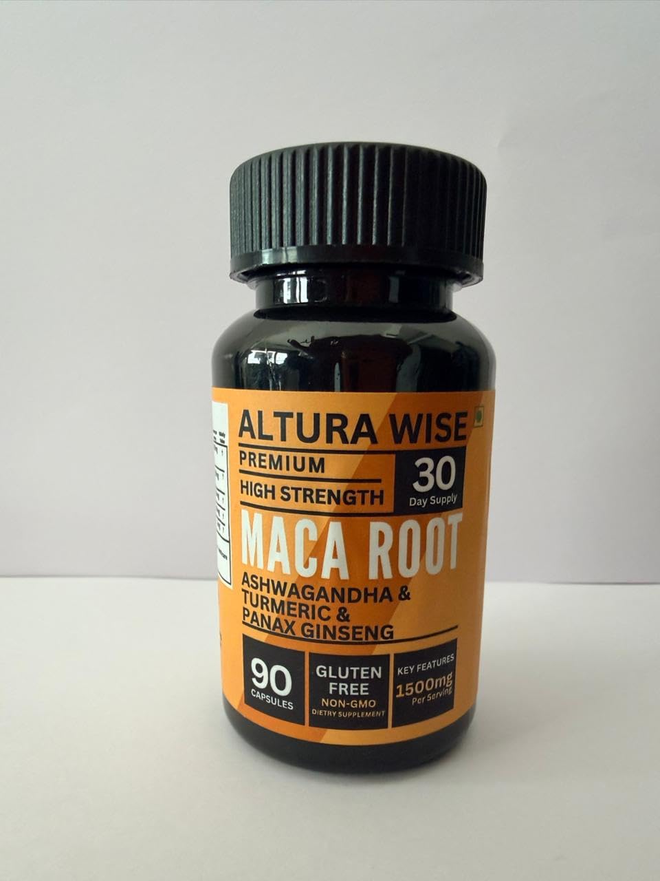 AlturaWise 5 in 1 Pure Maca Root Capsules 90 Count