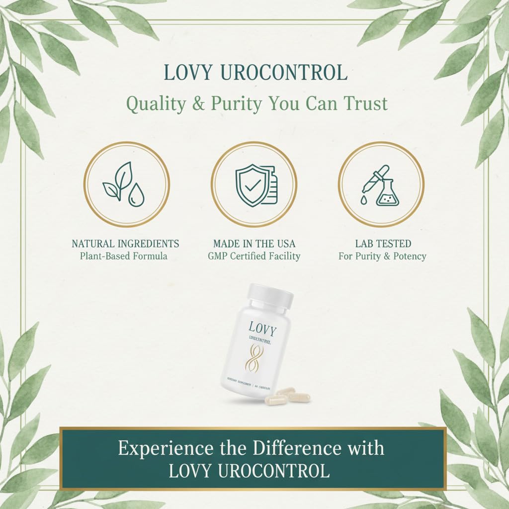 LANZF Lovy Urocontrol Capsules, 60 Capsules