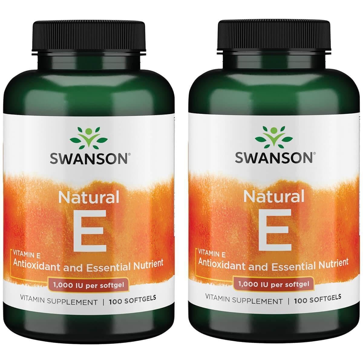 Swanson Vitamin E Softgels 200 Count