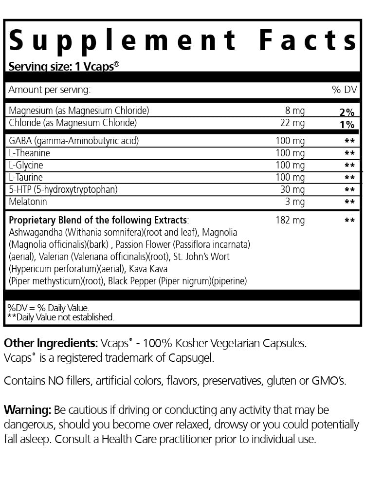 Biogenic Foods Dream Maker PM Formula for Relaxation, Calm & Restful Sleep Capsule, 180 Capsules