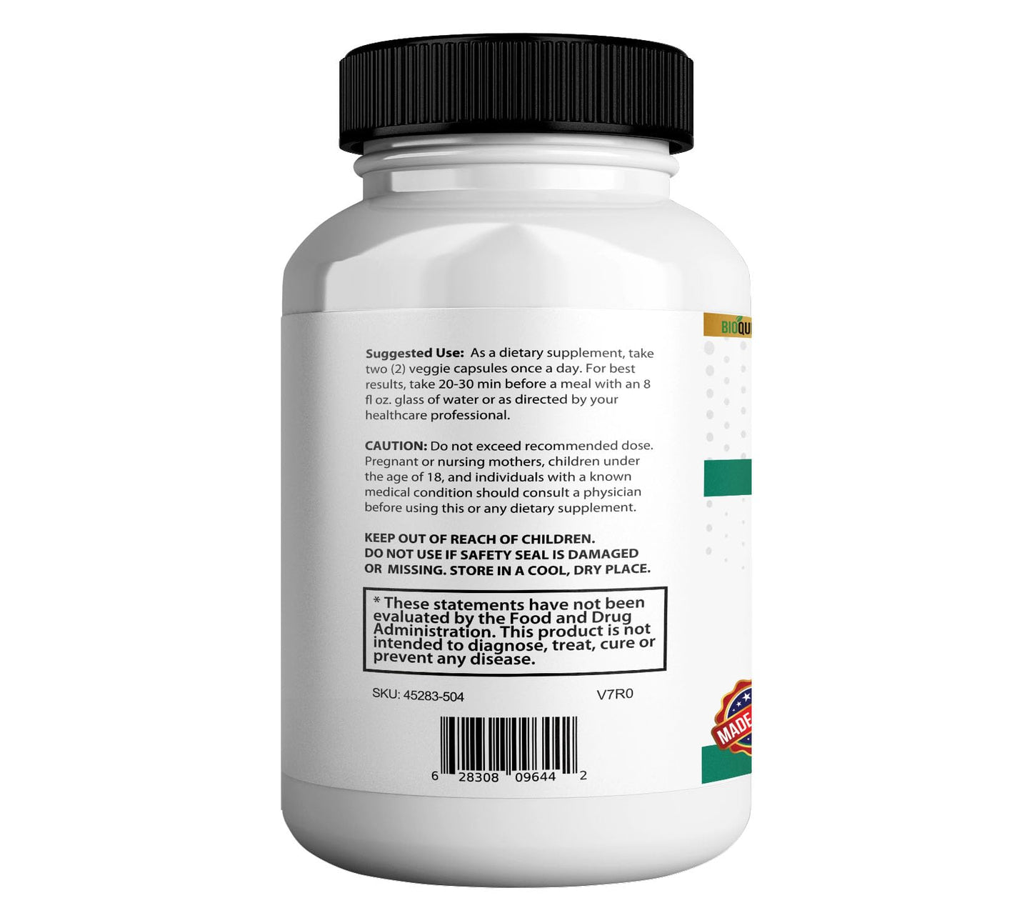 BIOQUIRE ProstateRex Max Extra Strength Prostate Health Support Supplement Saw Palmetto Capsule 300