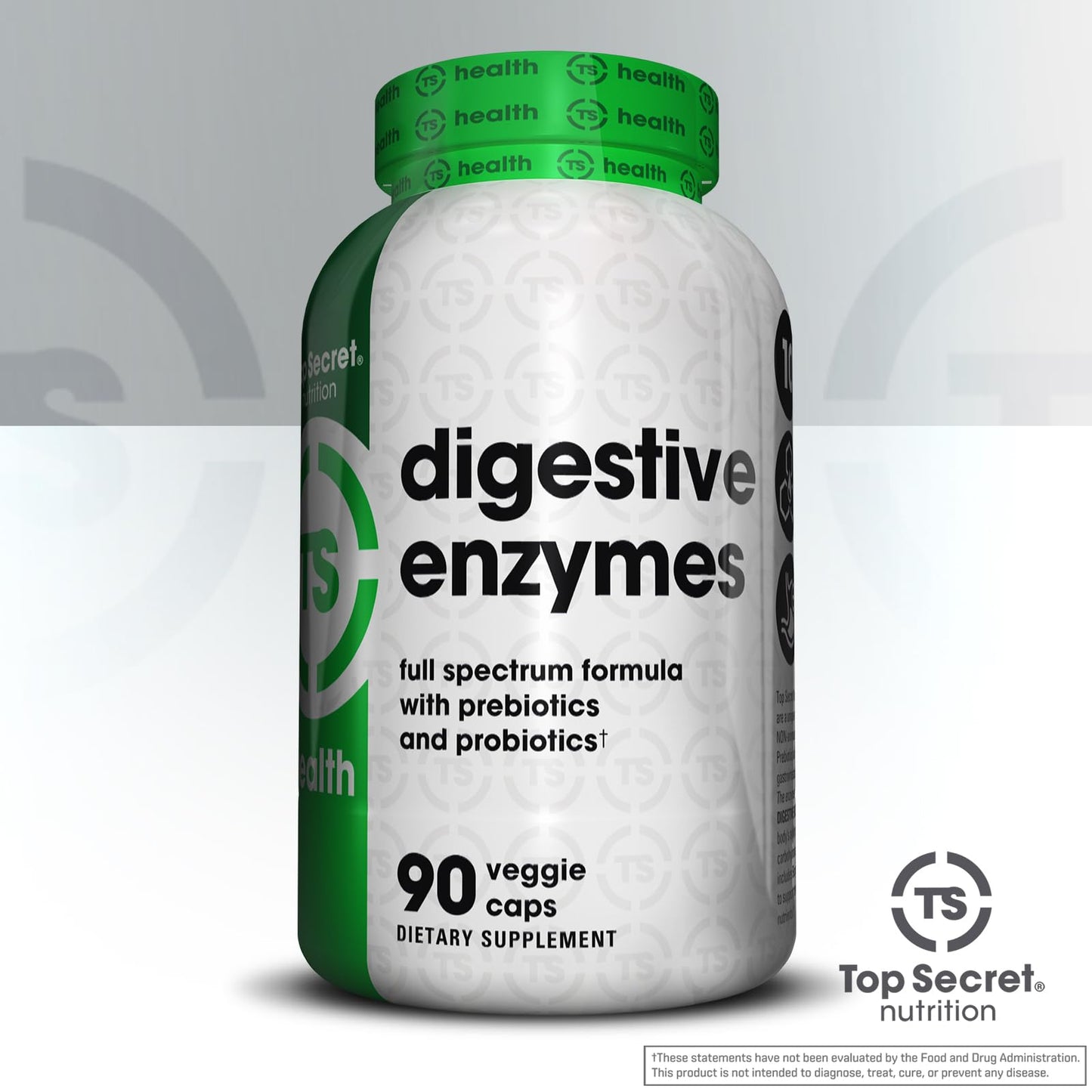 Top Secret Nutrition Digestive Enzymes Capsule 90 Capsules