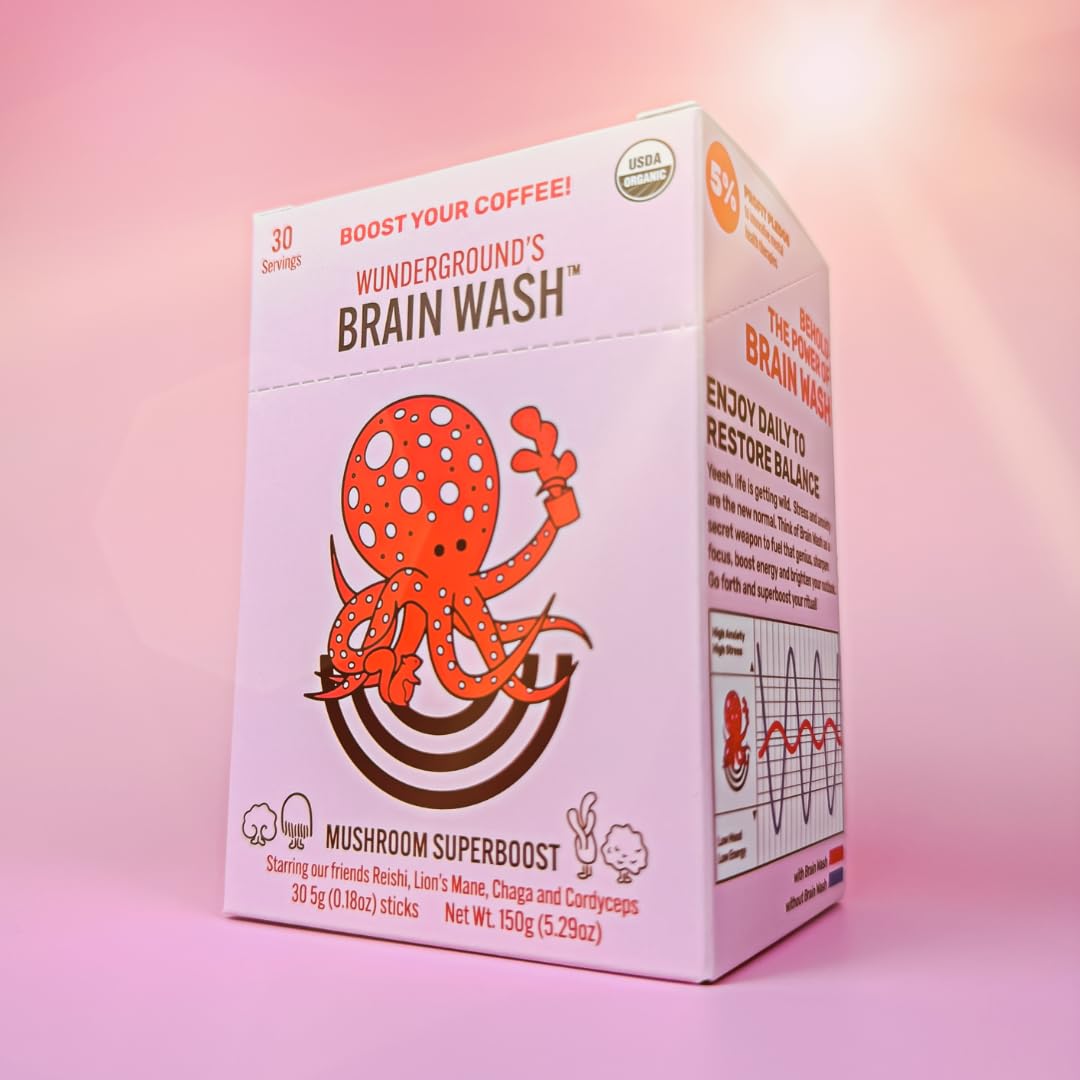Wunderground Brain Wash Mushroom Superboost Powder 5.29