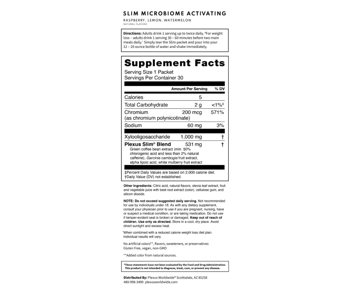 Plexus Slim Microbiome Activating Powder, 9.4 oz