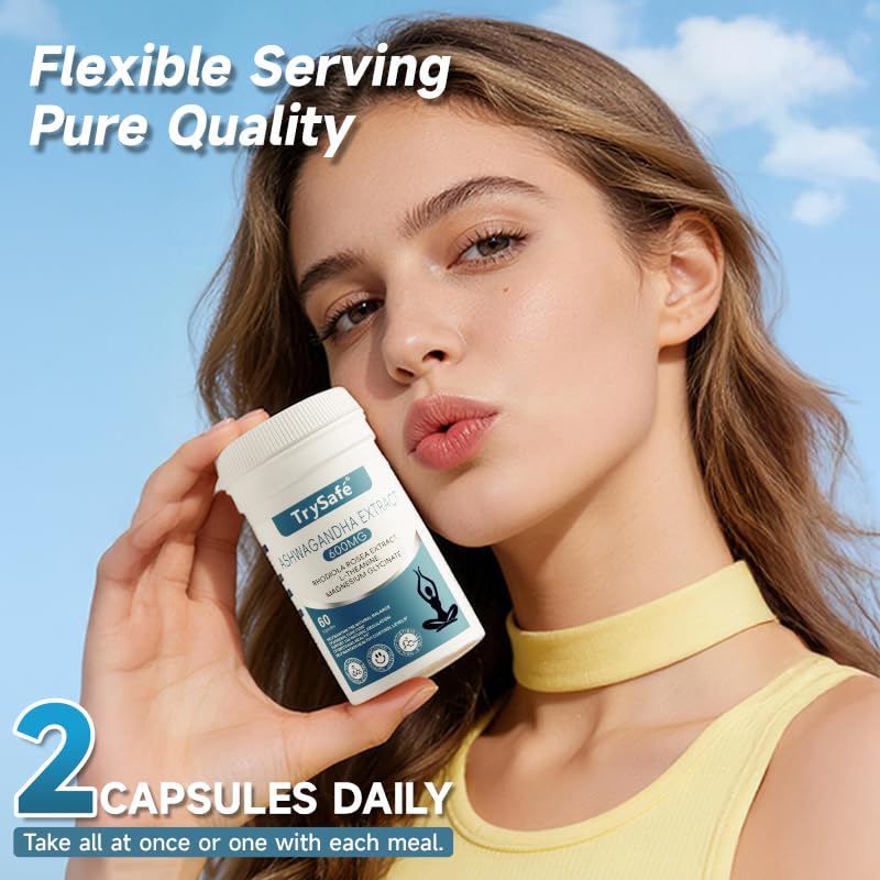 TrySafe 1100MG Cortisol Supplements Capsule 60 Count