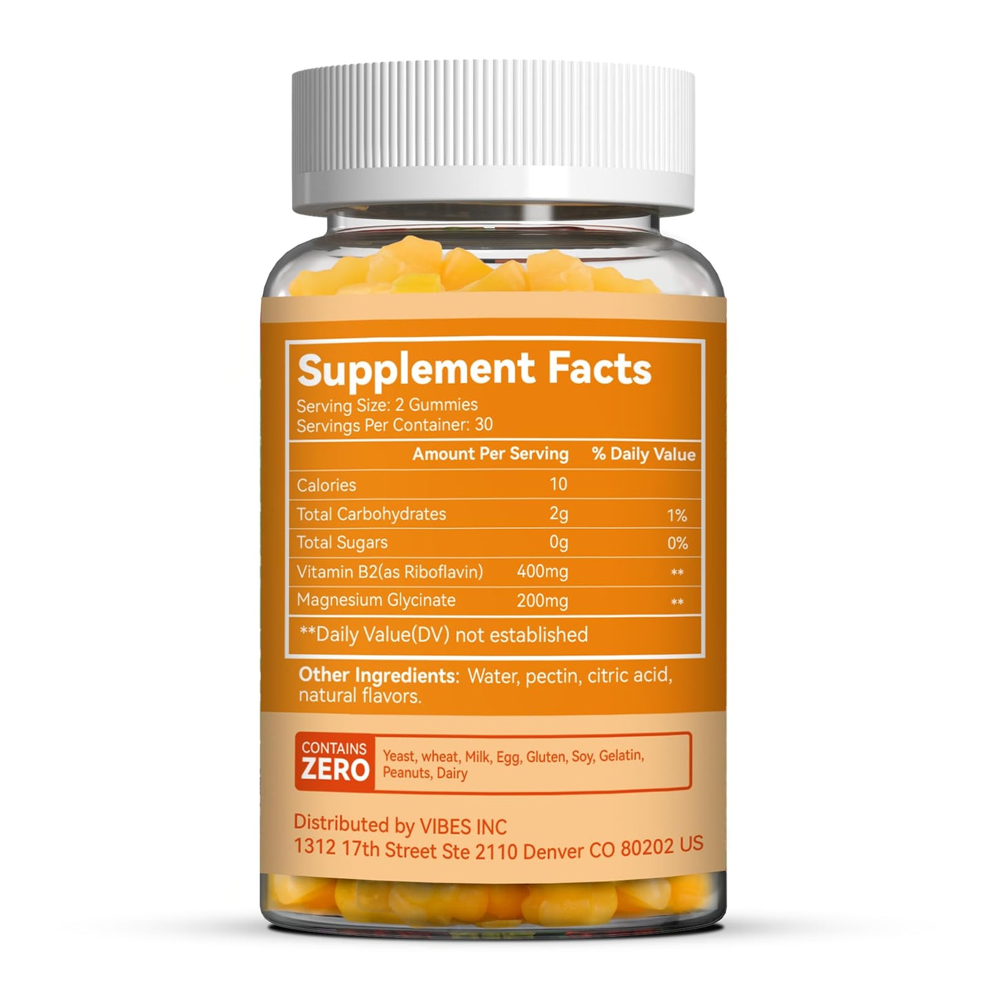 SmildeHeal Vitamin B2 Gummies Gummy 60 Count