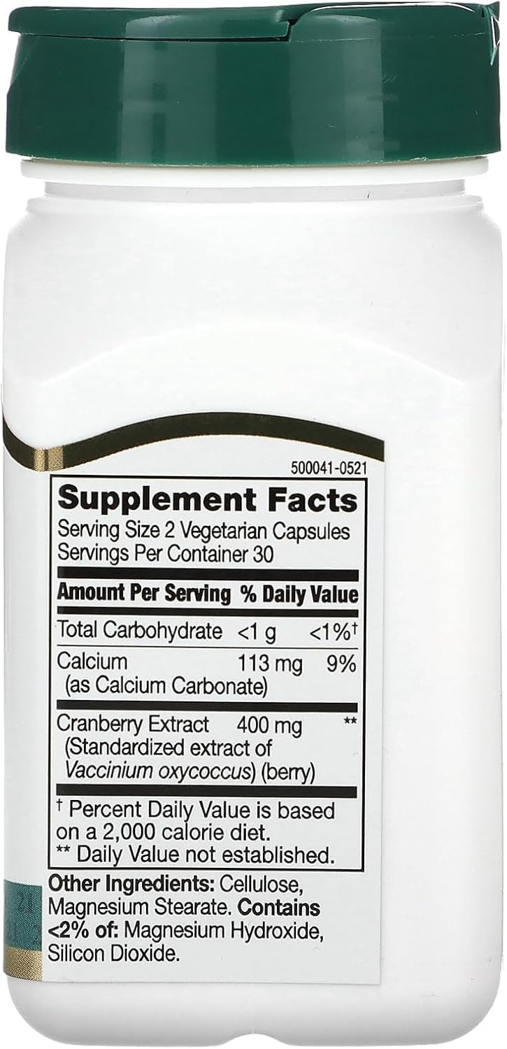 21st Century Cranberry Extract Capsules 120 Count