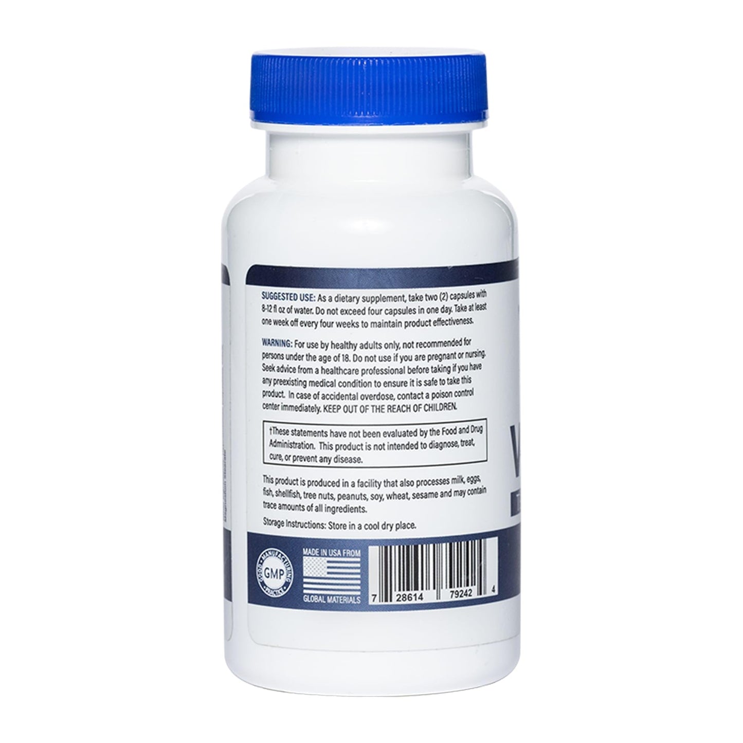Leviathan Wellness Vitality Testosterone Support Formula Capsule 60 Count