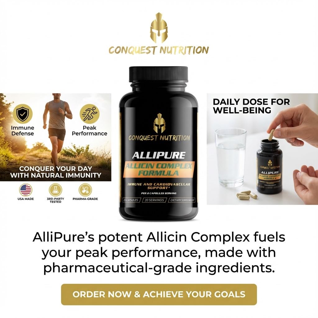 Conquest Nutrition AlliPure Allicin Complex Capsule 60 Count