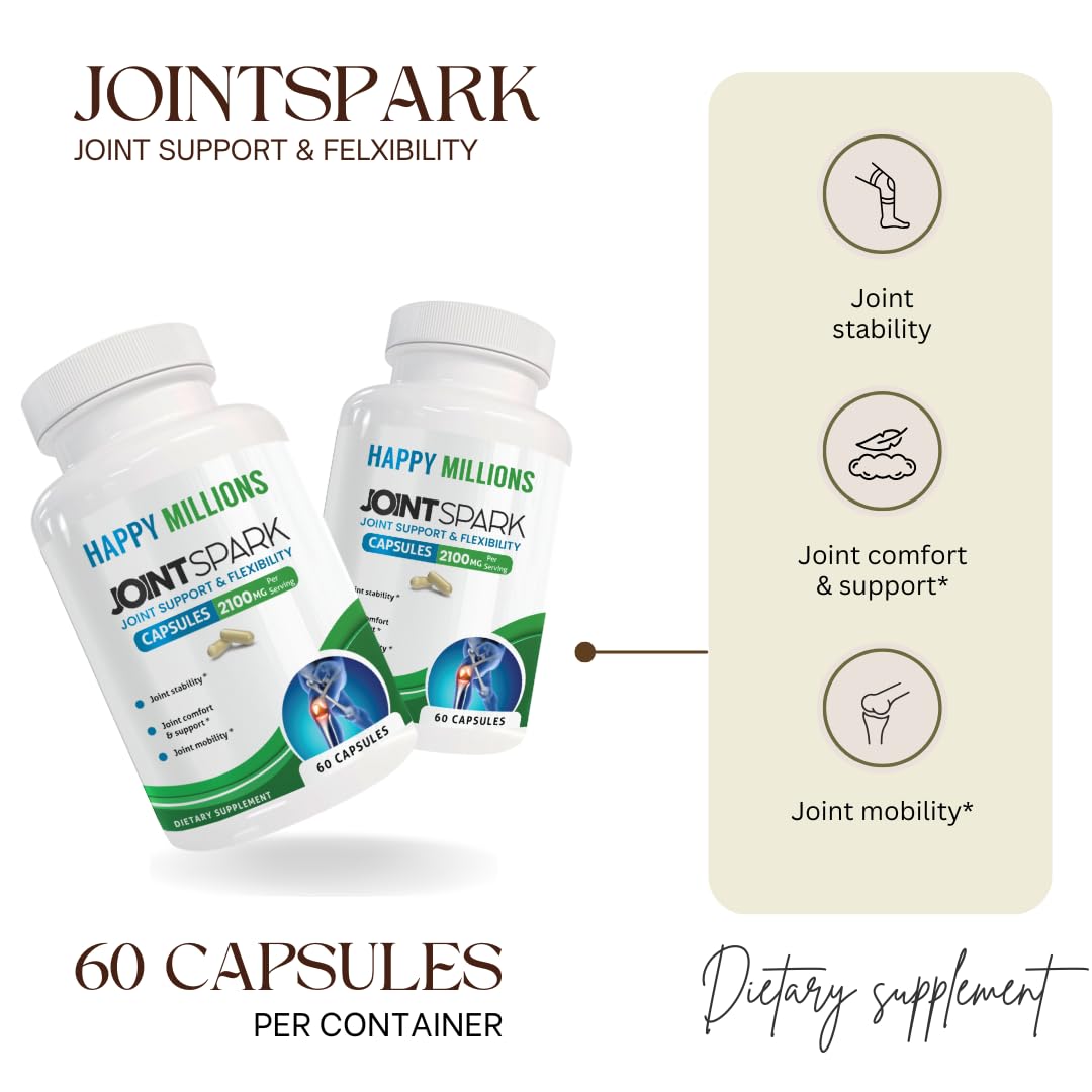 HAPPY MILLIONS JOINTSPARK Joint Support Supplement Capsules 60