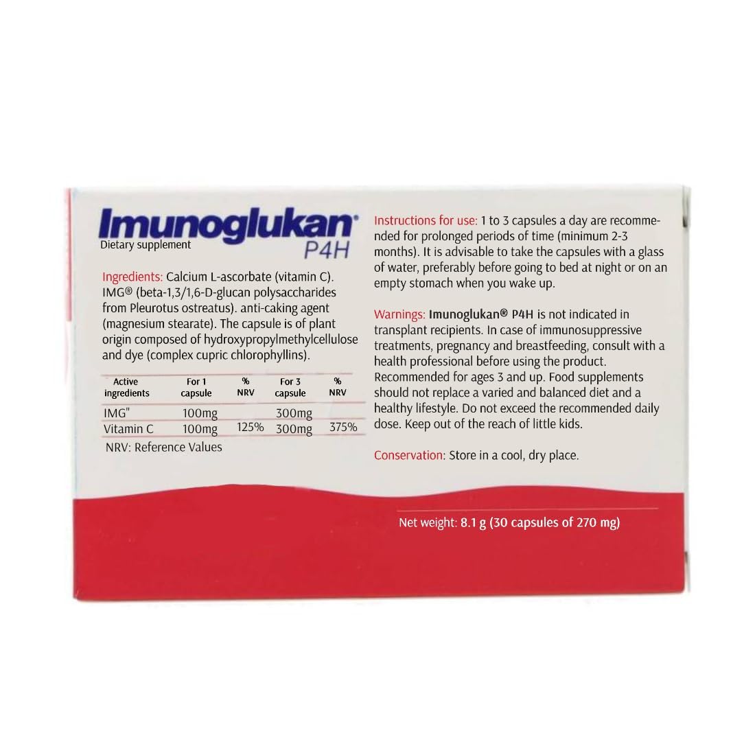 Generic ImunoglukanP4H 40 Capsules