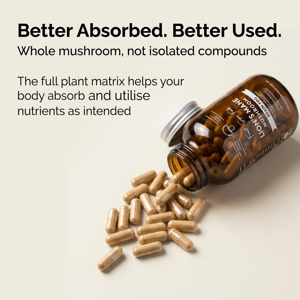 Forest Super Foods Lion's Mane Mushroom Capsules 120 Capsules
