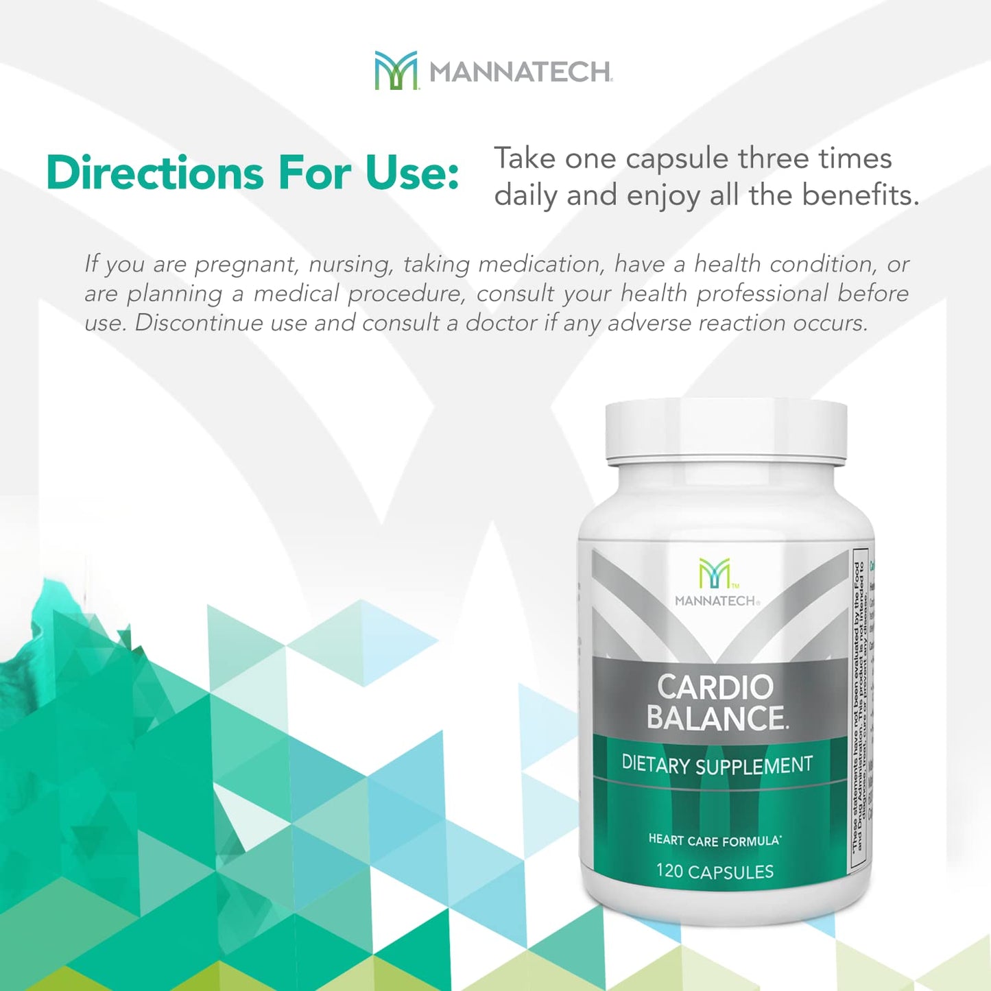 Mannatech CardioBALANCE Capsules, 120 Count