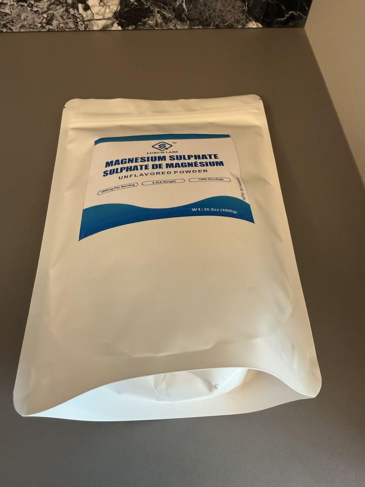 MG LURUN LABS Food Grade Magnesium Sulfate Powder 35.2