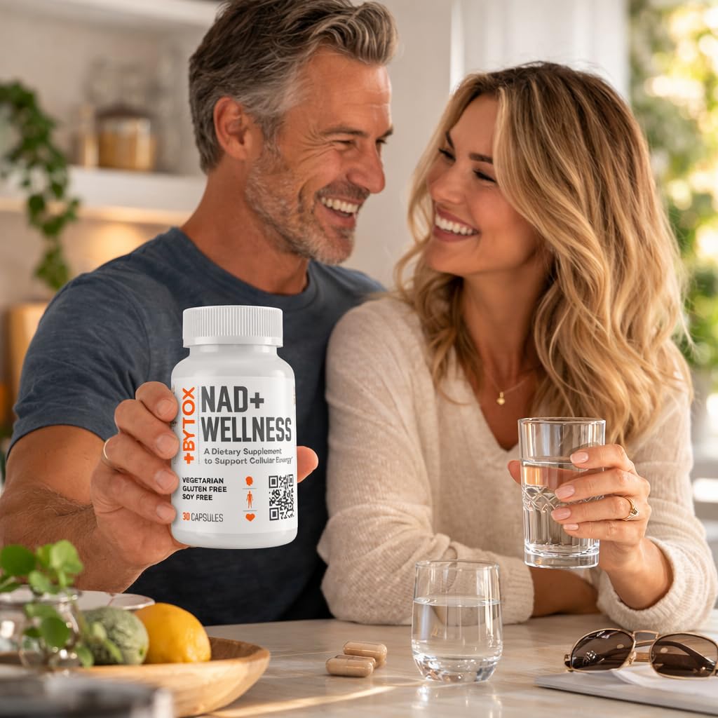 Bytox NAD+ Boosting Supplement with 27 Essential Vitamins & Minerals, 30 Capsules