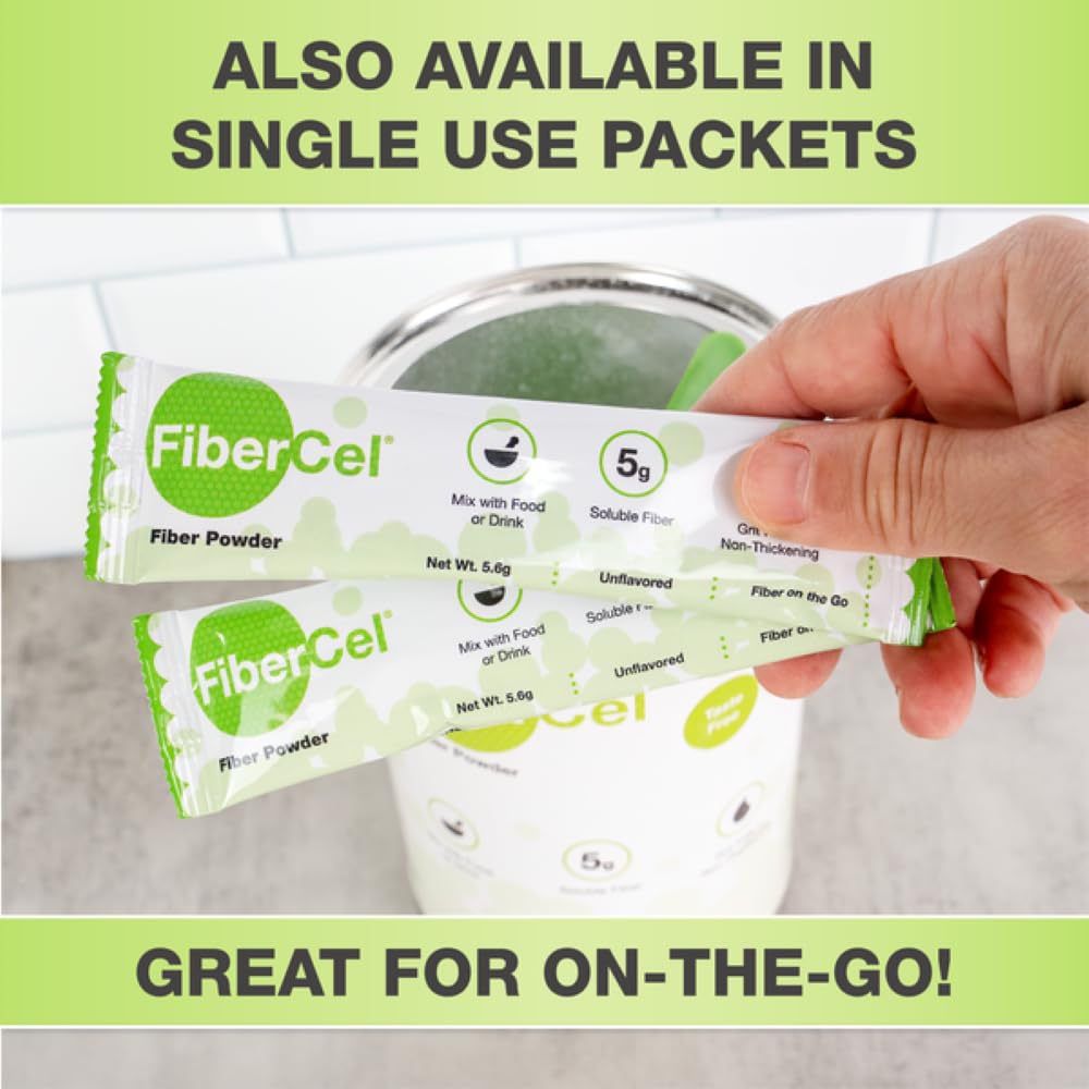 Global Health Products FiberCel Unflavored Fiber Powder 12oz