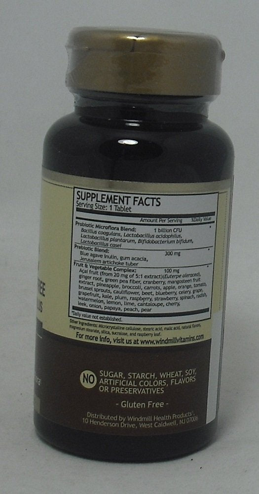 Windmill Probiotic Lactose Free Berry Chewables 100 Count