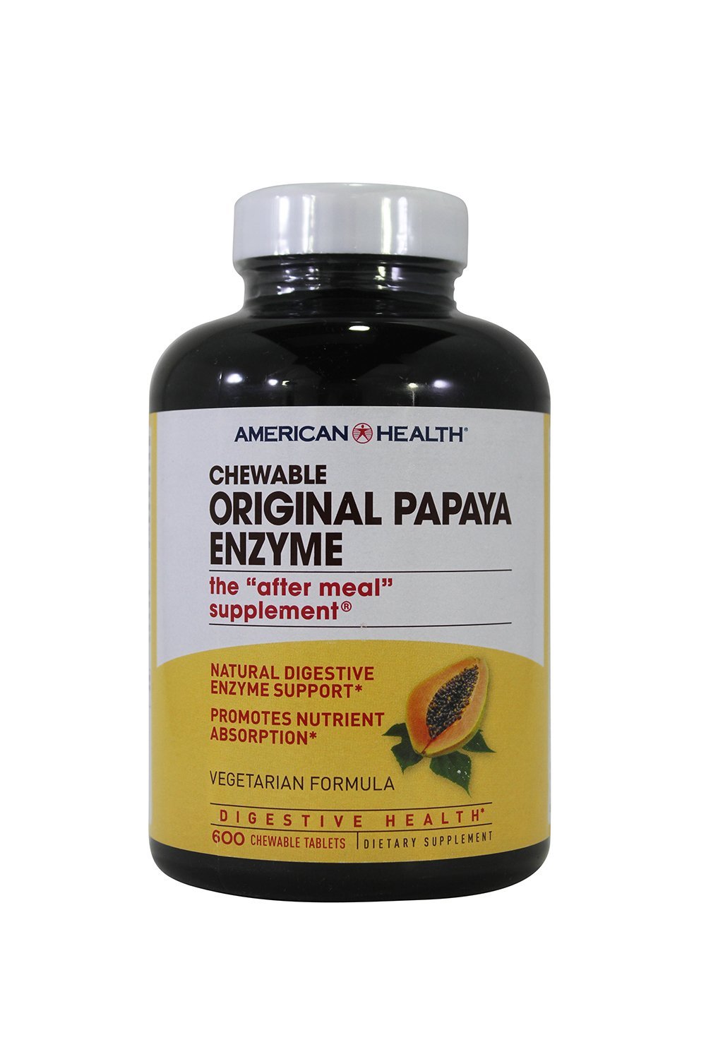 American Health Original Papaya Enzyme Tablet, 1800 Tablets