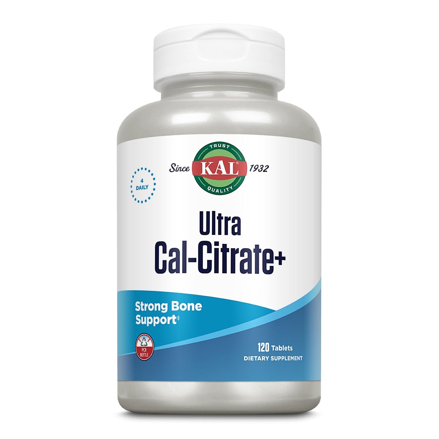 KAL Ultra Calcium Citrate Plus Tablets 120 Count