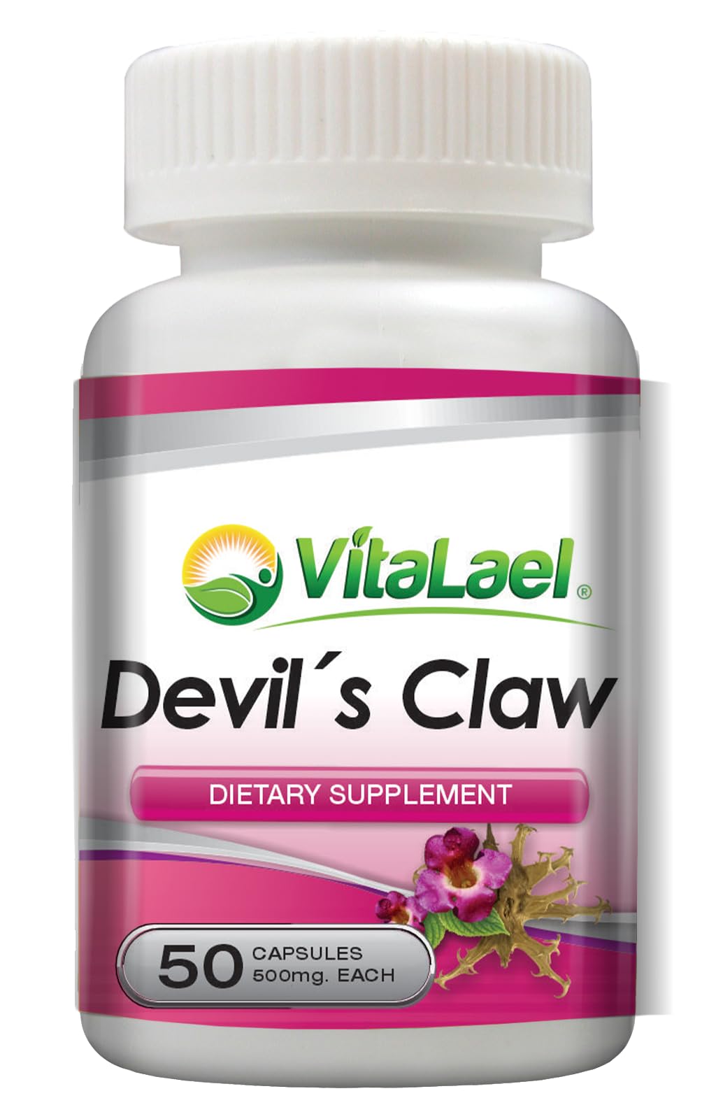 Herbal Solutions Health Devil's Claws (Garra del Diablo) Capsules, 50 Capsules