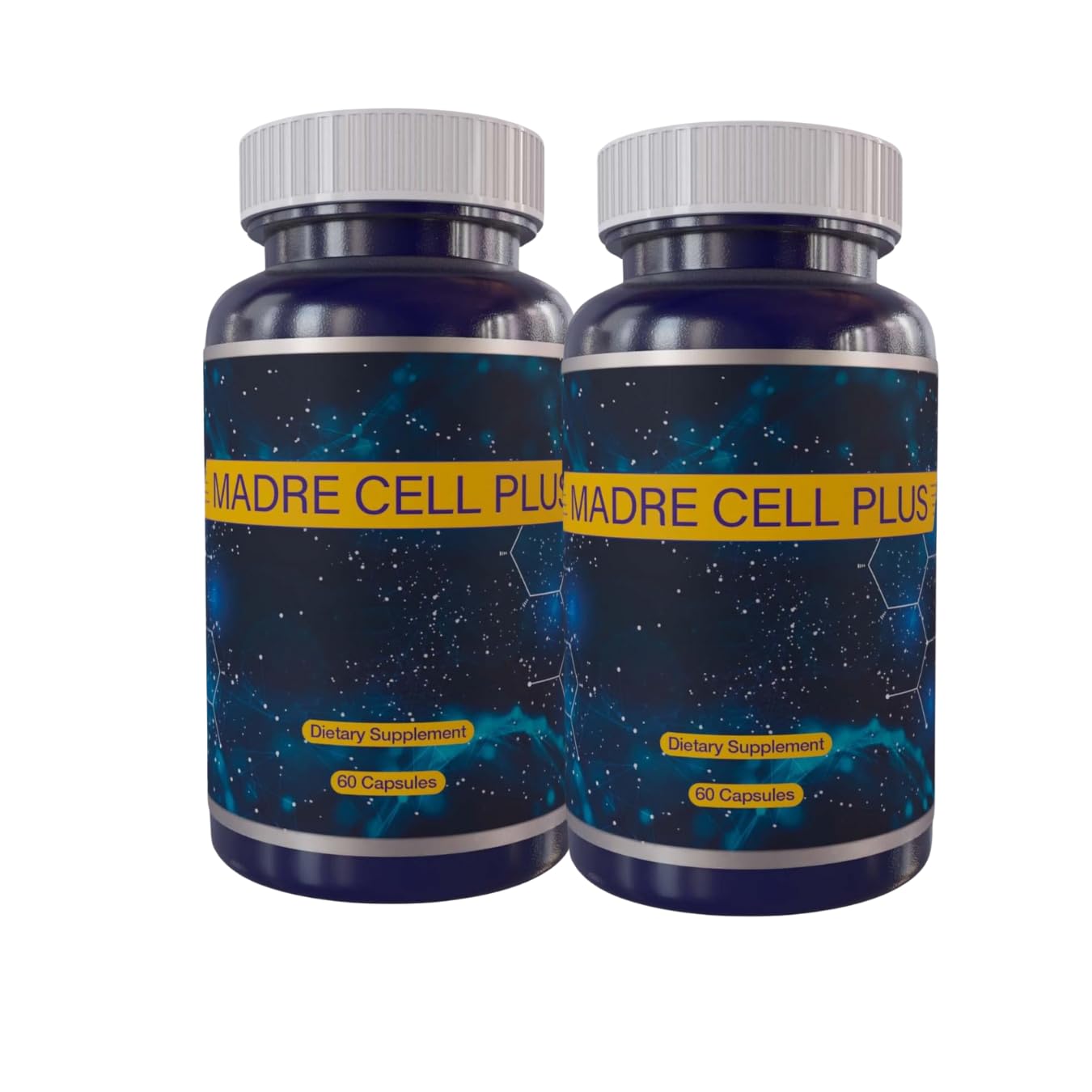 Generic Madre Cell Plus - Stem Cell Made of Purest AFA, Gluten Free Blue Green Algae 120 Capsules