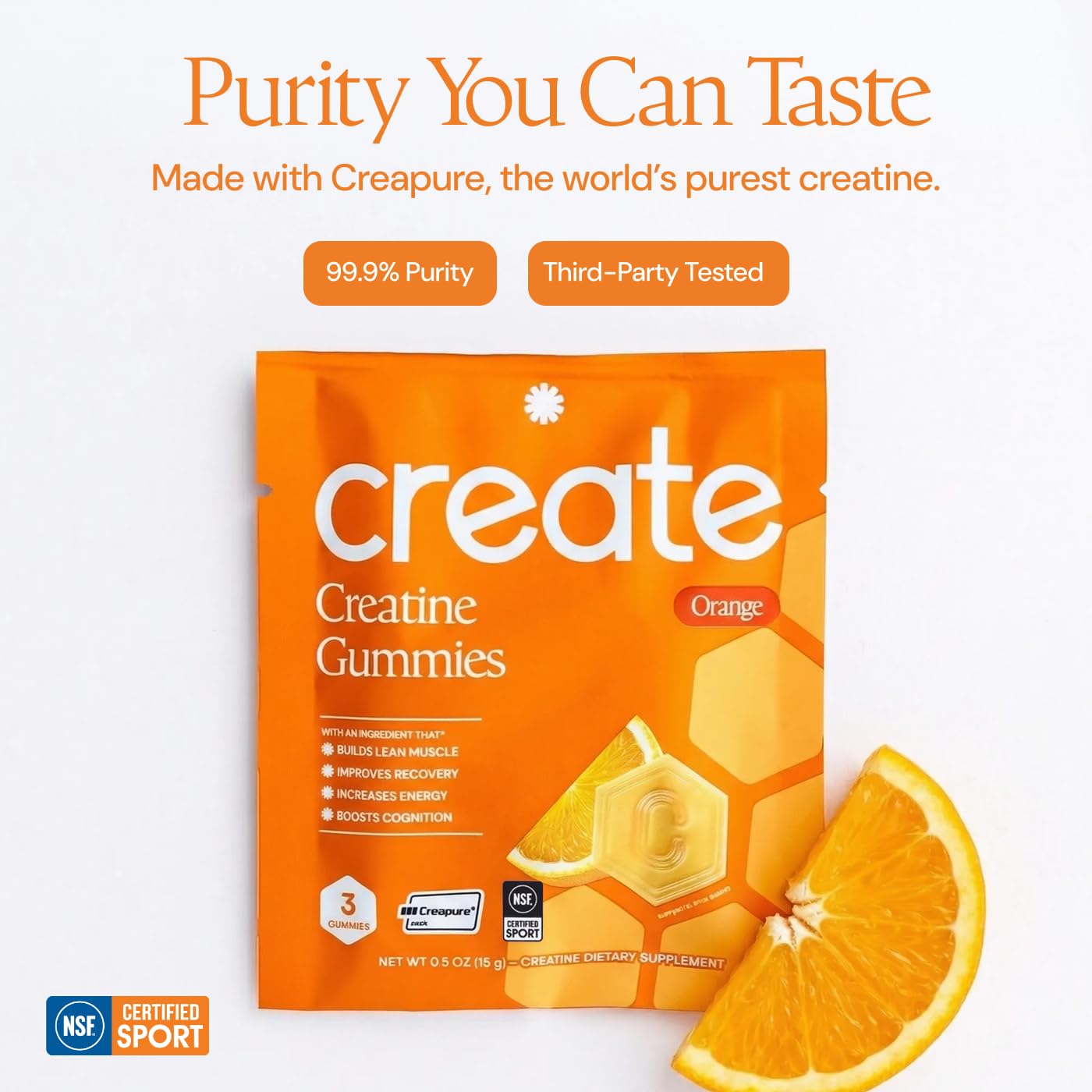 Create Creatine Gummies 90 Gummies
