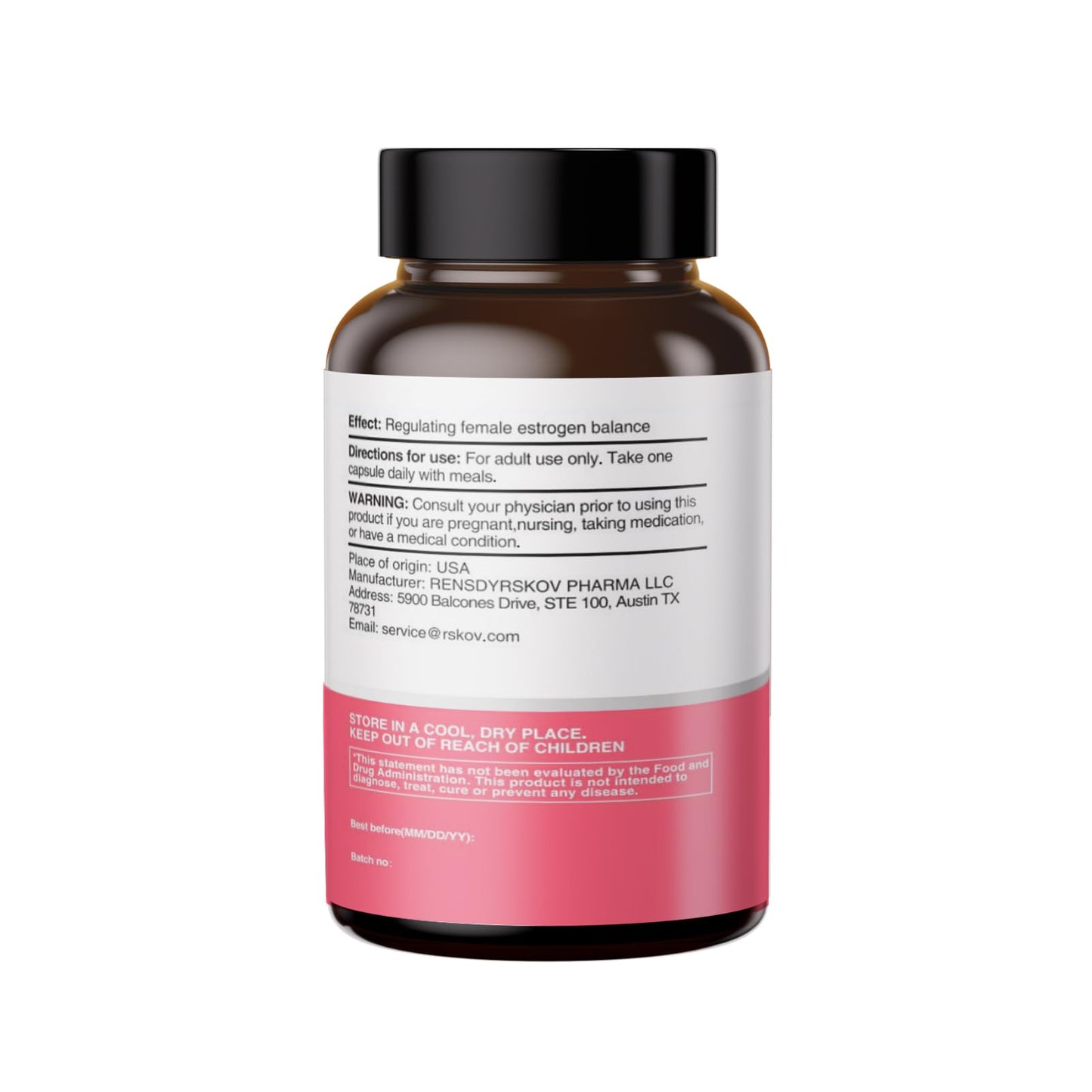 HUJ Breast Health DIM Supplement Capsule, 60 Capsules
