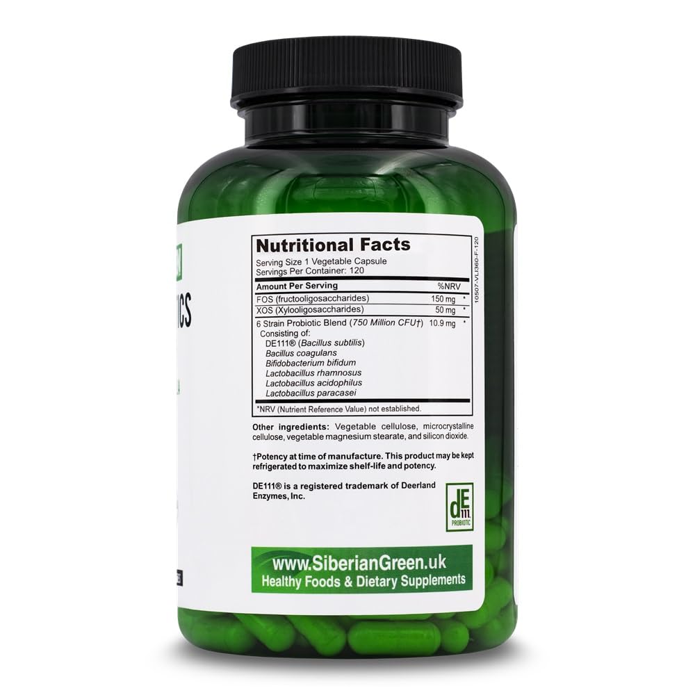 Siberian Green 6 Super Probiotics Capsule 120 Count